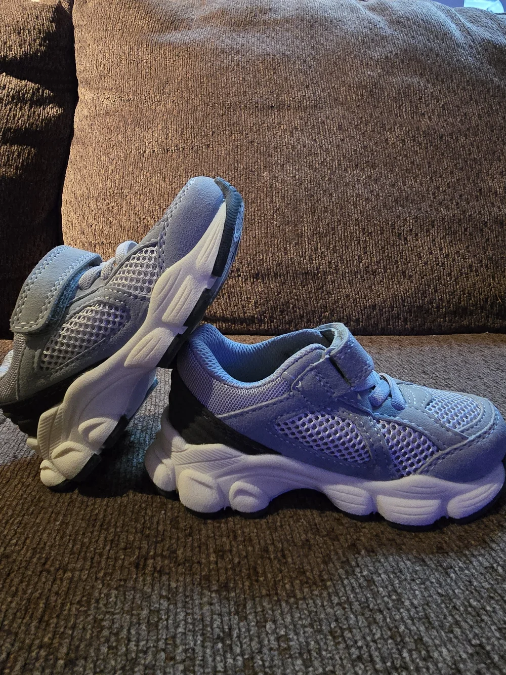 Carters Grey Mesh Athletic Sneakers